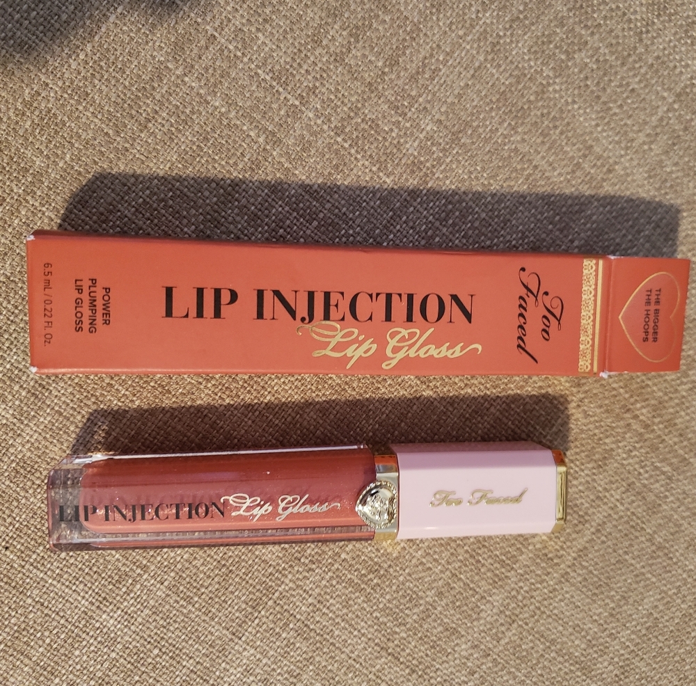 Too Faced Lip Injection Gloss - "The Bigger The Hoops"